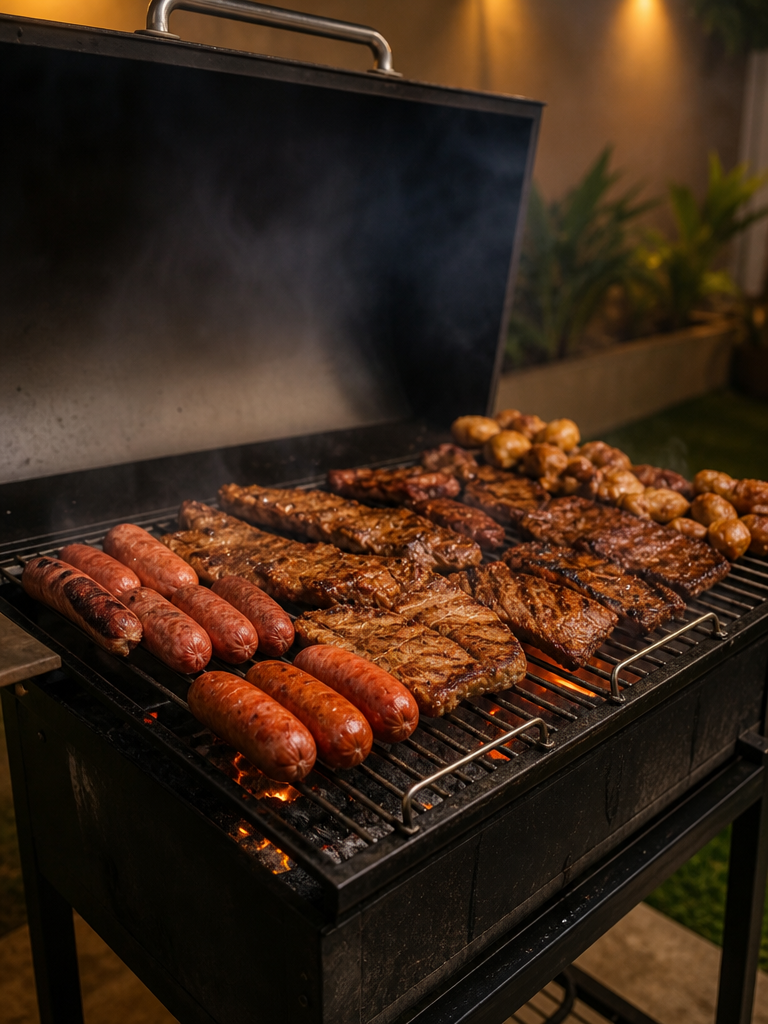 Churrasco na brasa